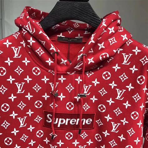 supreme x louis vuitton hoodie fake for sale|supreme and louis vuitton jumper.